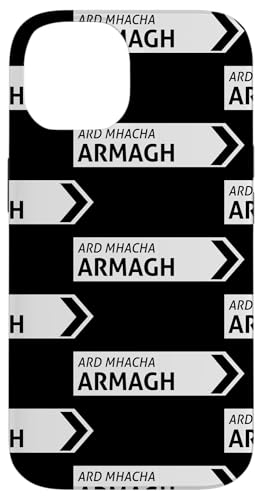 Irisches Armagh Straßenschild Hülle für iPhone 14 von St Paddy Not Patty