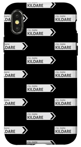 Irisches Kildare Straßenschild Hülle für iPhone X/XS von St Paddy Not Patty