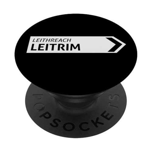 Irisches Leitrim Straßenschild PopSockets Klebender PopGrip Irisches Leitrim Straßenschild PopSockets Klebender PopGrip von St Paddy Not Patty