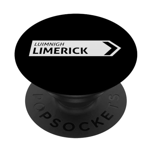 Irisches Limerick Straßenschild PopSockets Klebender PopGrip von St Paddy Not Patty