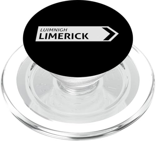 Irisches Limerick Straßenschild PopSockets PopGrip für MagSafe von St Paddy Not Patty