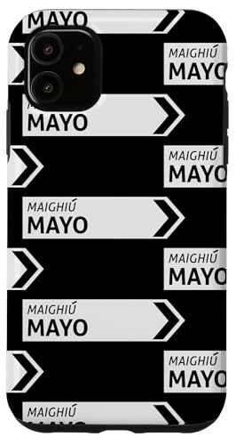 Irisches Mayo Straßenschild Hülle für iPhone 11 von St Paddy Not Patty