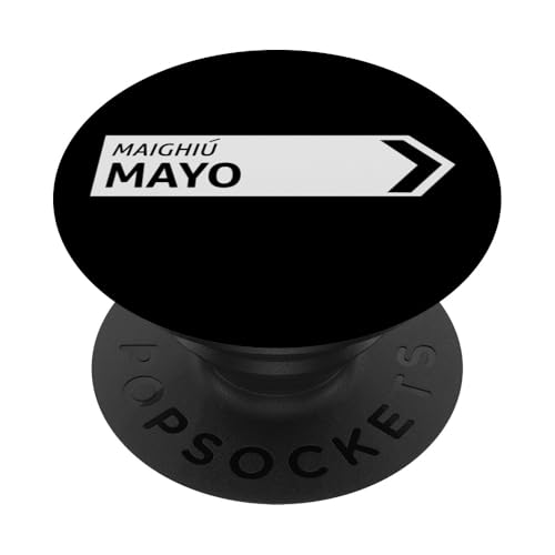 Irisches Mayo Straßenschild PopSockets Klebender PopGrip von St Paddy Not Patty