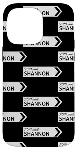Irisches Shannon-Straßenschild Hülle für iPhone 14 Pro Max von St Paddy Not Patty