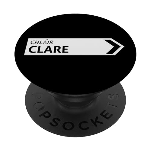 Irish Clare Straßenschild PopSockets Klebender PopGrip Irish Clare Straßenschild PopSockets Klebender PopGrip von St Paddy Not Patty