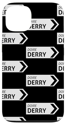Irish Derry Straßenschild Hülle für iPhone 13 von St Paddy Not Patty