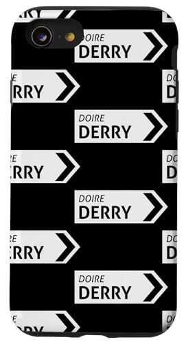 Irish Derry Straßenschild Hülle für iPhone SE (2020) / 7 / 8 von St Paddy Not Patty