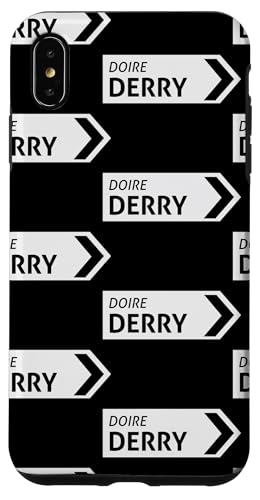 Irish Derry Straßenschild Hülle für iPhone XS Max von St Paddy Not Patty