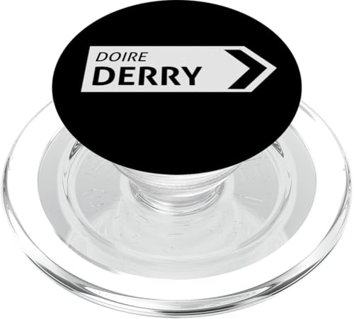 Irish Derry Straßenschild PopSockets PopGrip für MagSafe von St Paddy Not Patty