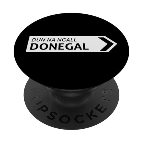Irish Donegal Straßenschild PopSockets Klebender PopGrip von St Paddy Not Patty
