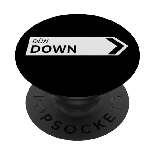 Irish Down Straßenschild PopSockets Klebender PopGrip von St Paddy Not Patty