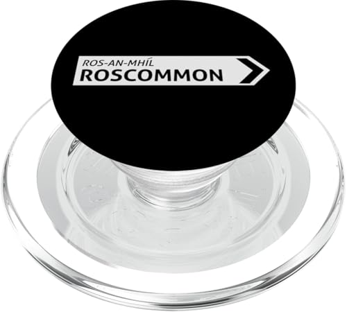 Irish Roscommon Straßenschild PopSockets PopGrip für MagSafe Irish Roscommon Straßenschild PopSockets PopGrip für MagSafe von St Paddy Not Patty