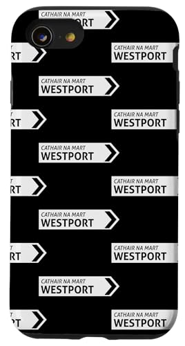 Irish Westport Straßenschild Hülle für iPhone SE (2020) / 7 / 8 von St Paddy Not Patty