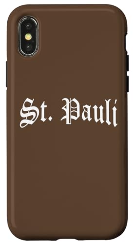 Hülle für iPhone X/XS St. Pauli Altdeutsch von St. Pauli Designs