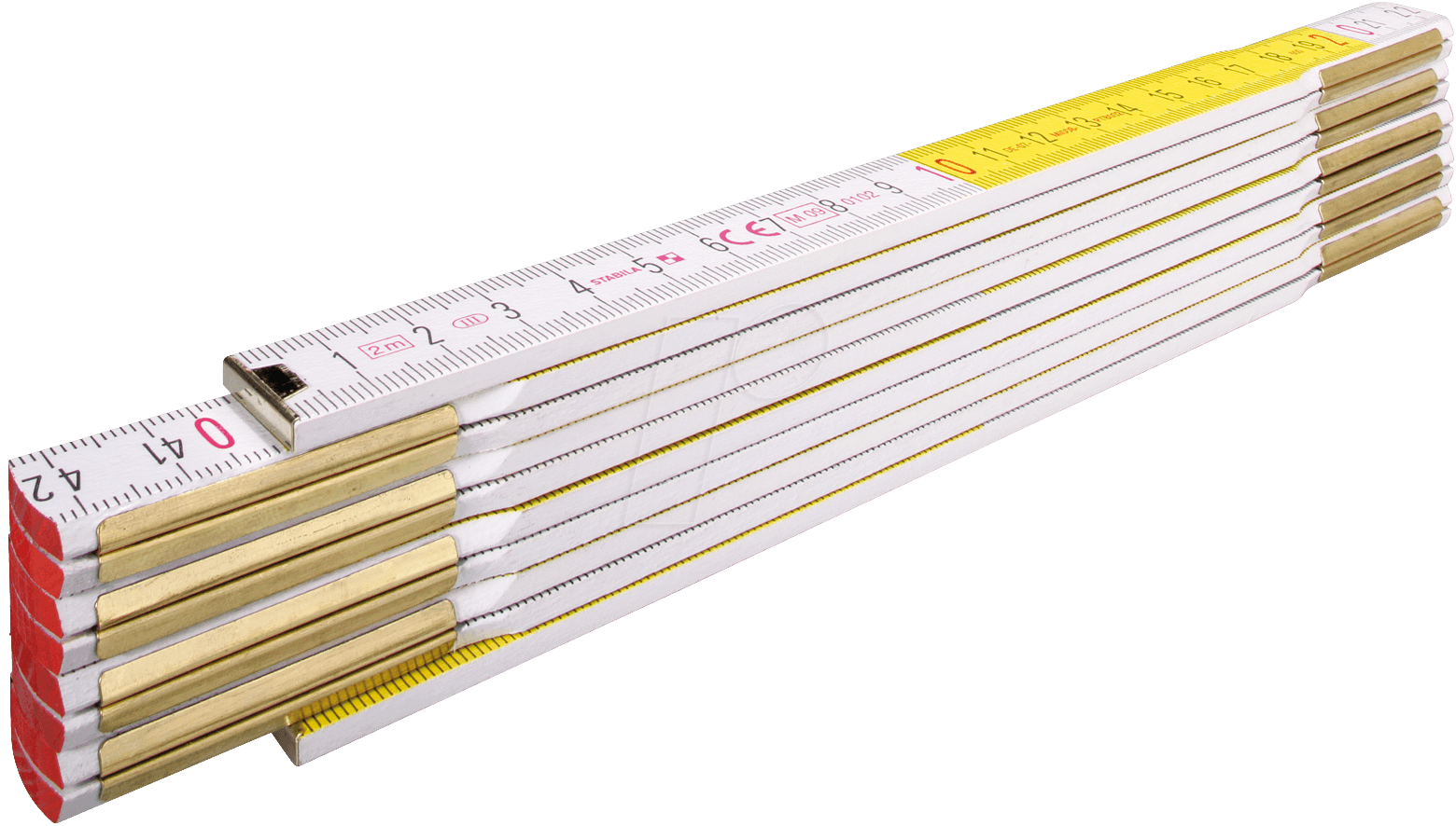 STABILA 01128 - Gliedermaßstab, Zollstock, 2000 mm von Stabila