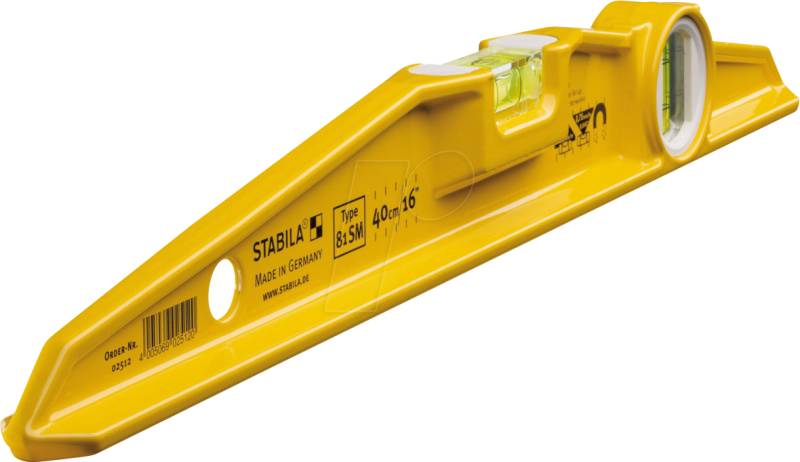 STABILA 02512 - Torpedo-Wasserwaage Type 81 SM, 400 mm von Stabila