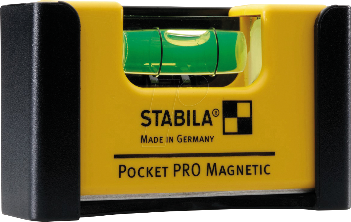 STABILA 17953 - Mini-Wasserwaage Pocket PRO Magnetic, 70 mm von Stabila