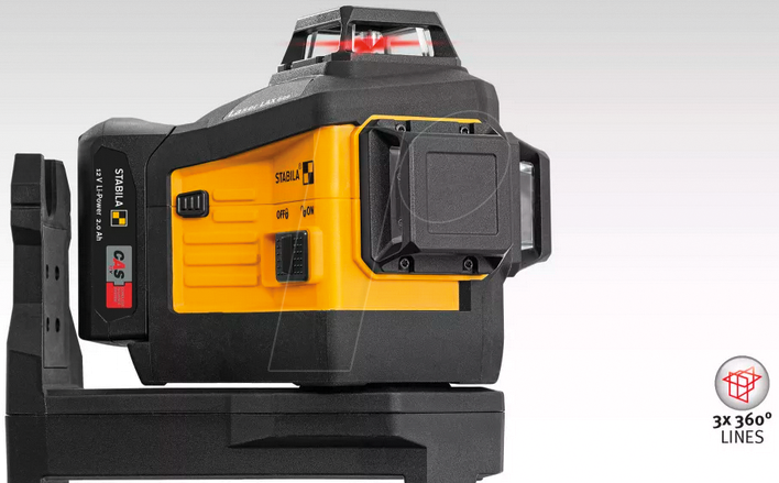 STABILA 19793 - Multilinien-Laser LAX 600, 7-teiliges Set von Stabila