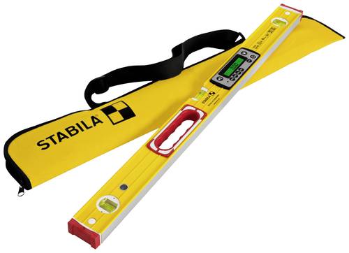 Stabila TECH 196 DL 19828 Digitale Wasserwaage mit Rutschstopper, inkl. Tasche 81cm 0.5 mm/m von Stabila