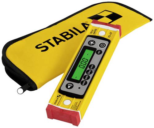 Stabila TECH 196 DL 19831 Digitale Wasserwaage mit Rutschstopper, inkl. Tasche 23cm 0.5 mm/m Stabila TECH 196 DL 19831 Digitale Wasserwaage mit Rutschstopper, inkl. Tasche 23cm 0.5 mm/m von Stabila