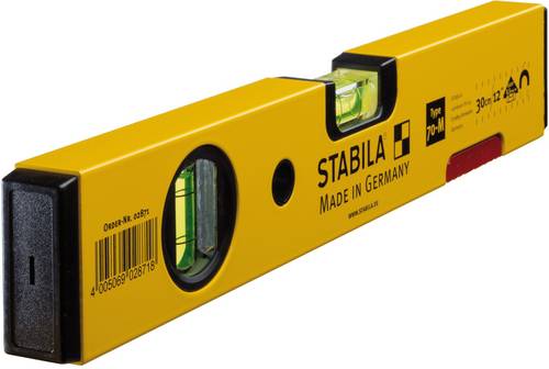 Stabila Type 70M 2871 Leichtmetall-Wasserwaage mit Magnet 30cm Stabila Type 70M 2871 Leichtmetall-Wasserwaage mit Magnet 30cm von Stabila