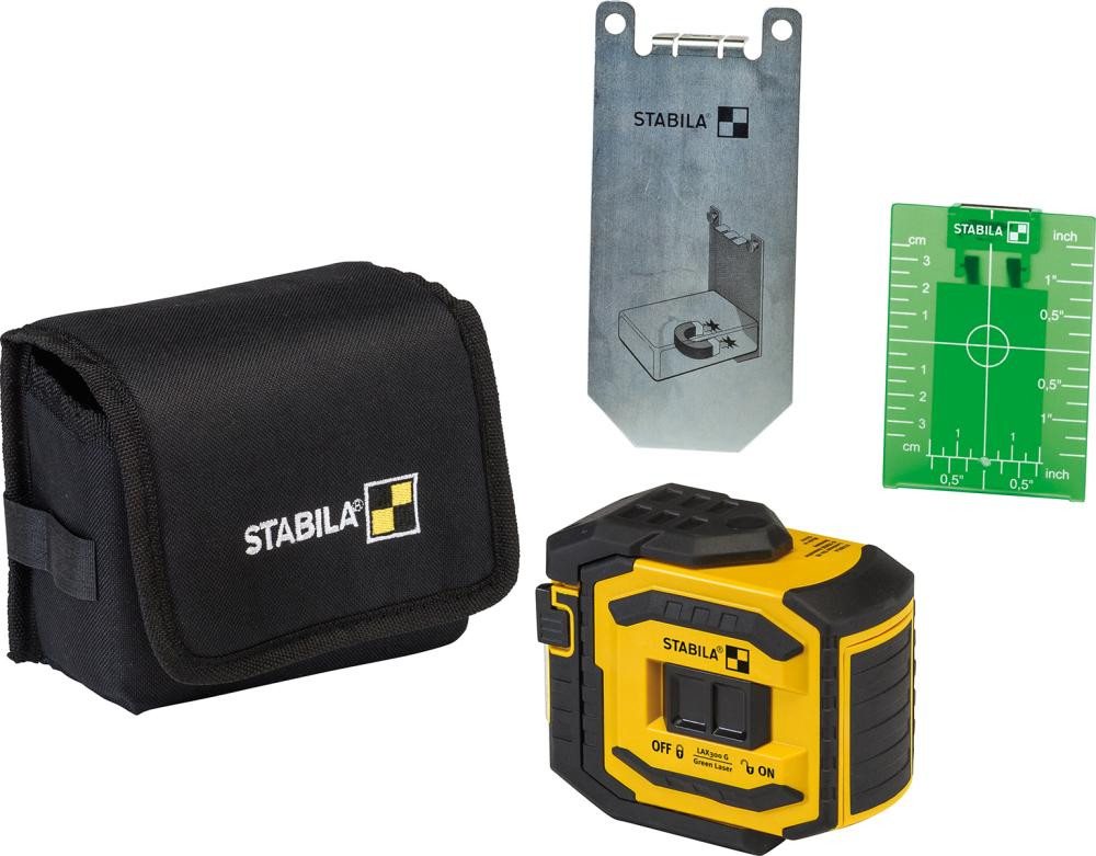 Stabila Stabila Kreuzlinien-Lot-Laser LAX 300 G, 4-teiliges Set Wandhalterung Stabila Stabila Kreuzlinien-Lot-Laser LAX 300 G, 4-teiliges Set Wandhalterung von Stabila