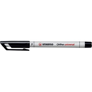 10 STABILO OHPen universal Folienstifte schwarz 0,7 mm non-permanent von Stabilo