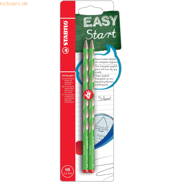 10 x Stabilo Bleistift Easygraph S Minenbreite 2,2mm HB grün VE=2 Stüc 10 x Stabilo Bleistift Easygraph S Minenbreite 2,2mm HB grün VE=2 Stüc von Stabilo