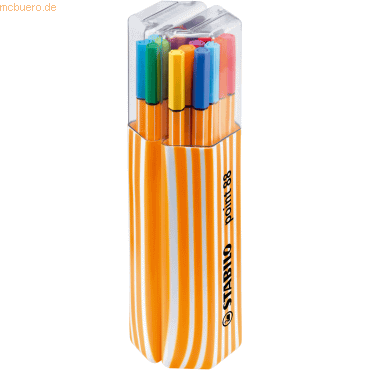 10 x Stabilo Fineliner point 88 Twin-Pack Box mit 20 Stiften 10 x Stabilo Fineliner point 88 Twin-Pack Box mit 20 Stiften von Stabilo