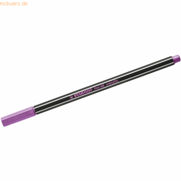 10 x Stabilo Premium-Filzstift Pen 68 metallic 1,4mm (M) metallic rosa von Stabilo