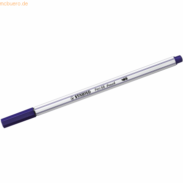 10 x Stabilo Premium-Filzstift mit Pinselspitze Pen 68 brush preußisch von Stabilo
