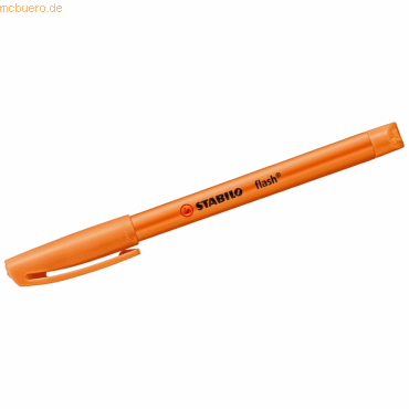 10 x Stabilo Textmarker flash orange von Stabilo