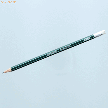 12 x Stabilo Bleistift mit Radierer Othello B grün mit Streifen 12 x Stabilo Bleistift mit Radierer Othello B grün mit Streifen von Stabilo
