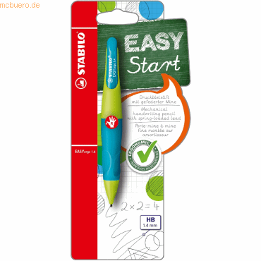 5 x Stabilo Druckbleistift Easyergo 1.4 neonlimonengrün/aquamarin 5 x Stabilo Druckbleistift Easyergo 1.4 neonlimonengrün/aquamarin von Stabilo
