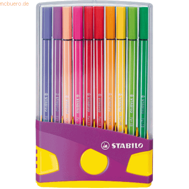 5 x Stabilo Filzstift Pen 68 ColorParade lila/gelb VE=20 Stifte 5 x Stabilo Filzstift Pen 68 ColorParade lila/gelb VE=20 Stifte von Stabilo