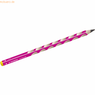 6 x Stabilo Bleistift Easygraph Minenbreite 3,15mm Linkshänder 2B pink von Stabilo