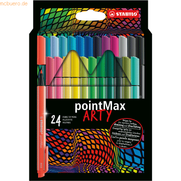 6 x Stabilo Filzschreiber pointMax Arty VE=24 Stück 6 x Stabilo Filzschreiber pointMax Arty VE=24 Stück von Stabilo