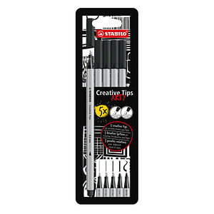 STABILO ARTY BLACK Filzstifte schwarz, 5 St. STABILO ARTY BLACK Filzstifte schwarz, 5 St. von Stabilo