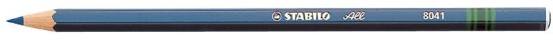 STABILO Buntstift/Graphitstift All, sechseckig, blau von Stabilo
