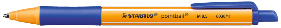 STABILO Druckkugelschreiber pointball, 0,5 mm, lila von Stabilo
