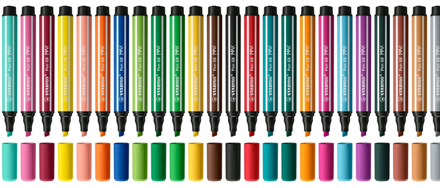 STABILO Fasermaler Pen 68 MAX, hellrot STABILO Fasermaler Pen 68 MAX, hellrot von Stabilo
