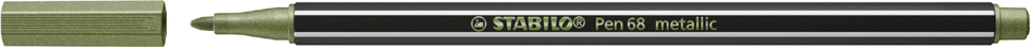 STABILO Fasermaler Pen 68 metallic, silber von Stabilo