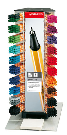 STABILO Fineliner point 88, 240er Kunststoff-Display STABILO Fineliner point 88, 240er Kunststoff-Display von Stabilo