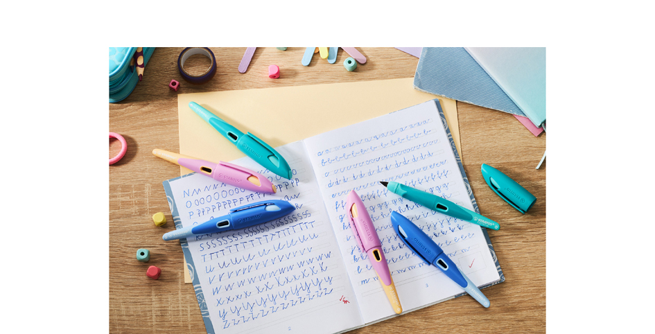 STABILO Füllhalter EASYbirdy Pastel, 16er Display STABILO Füllhalter EASYbirdy Pastel, 16er Display von Stabilo