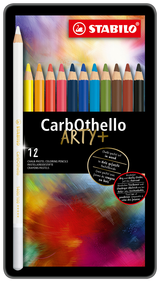 STABILO Pastellkreidestift CarbOthello ARTY+, 60er Etui von Stabilo