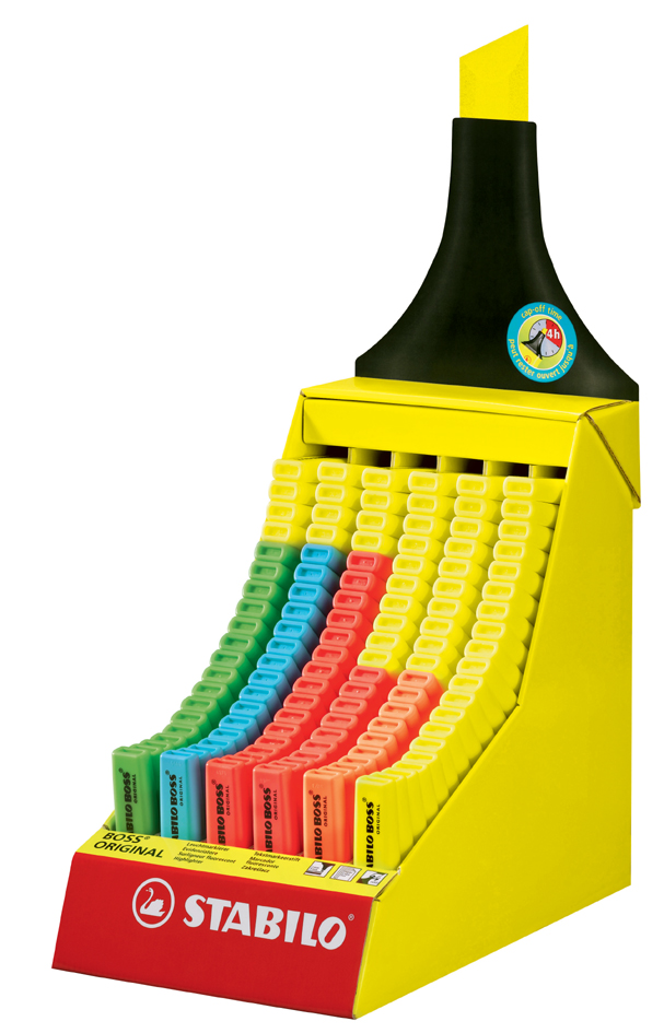STABILO Textmarker BOSS ORIGINAL, 120er Karton-Display STABILO Textmarker BOSS ORIGINAL, 120er Karton-Display von Stabilo