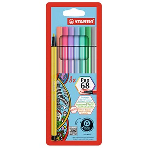 STABILO pen 68 Filzstifte farbsortiert, 8 St. STABILO pen 68 Filzstifte farbsortiert, 8 St. von Stabilo