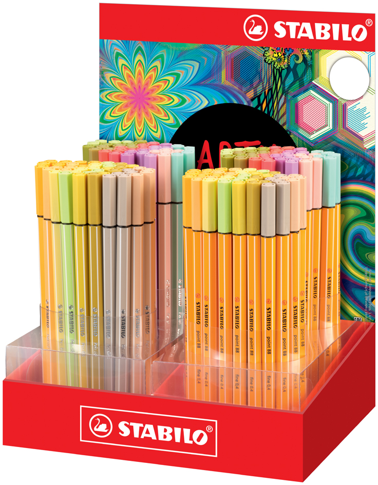 STABILO point 88 / Pen 68 ARTY, 160er Display STABILO point 88 / Pen 68 ARTY, 160er Display von Stabilo