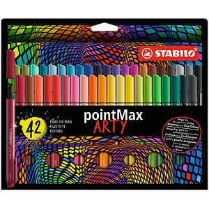 STABILO pointMax ARTY Filzstifte farbsortiert, 42 St. von Stabilo