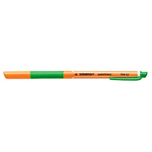 STABILO pointVisco Gelschreiber orange 0,5 mm, Schreibfarbe: grün, 10 St. von Stabilo